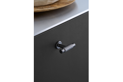 Bouton T villa T 50x34x20 zamac gunmetal 